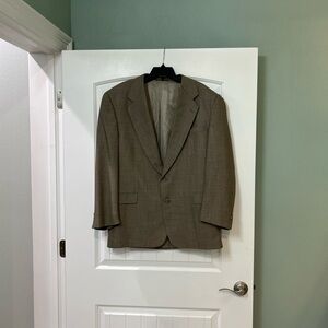 ✨ Standards by Nick Hilton Greige Blazer – Likely Wool Blend – Approx 40R-VGUC